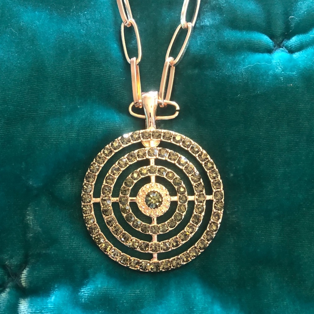 Gold Jewel Necklace by Wearable Art by Roman